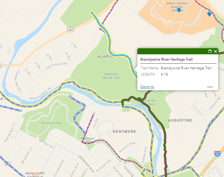 Brandywine Trail Map